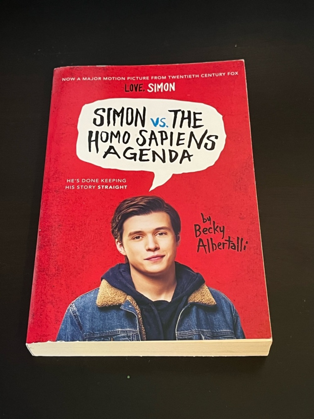 Simon vs. the Homo Sapiens Agenda by Becky Albertalli paperback book